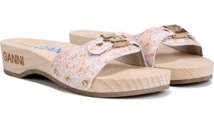 Dr Scholl's Women's Ganni Original Slide Sandal Beige Sandals 266-9840