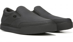 Dr Scholl's Men's Valiant Slip Resistant Sneaker Black Shoes 282-8907
