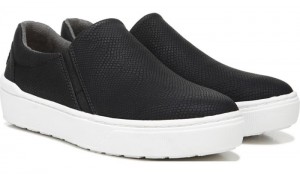 Dr Scholl's Women's Do It Right Lightweight Slip On Sneaker Black Snake Sneakers 699-3446