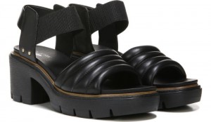 Dr Scholl's Women's A Mood Platform Sandal Black Sandals 647-2227