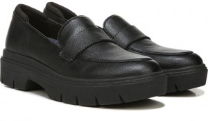 Dr Scholl's Women's Check In Loafer Black Flat Shoes 645-7529
