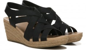 Dr Scholl's Women's Everlasting Wedge Sandal Black Sandals 316-5540