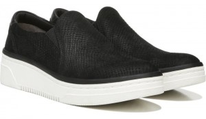 Dr Scholl's Women's Everywhere Platform Slip On Sneaker Black Sneakers 605-2023