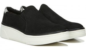 Dr Scholl's Women's Everywhere Platform Slip On Sneaker Black Sneakers 711-9730