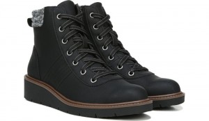 Dr Scholl's Women's Little Wild Wedge Bootie Black Boots 269-6717