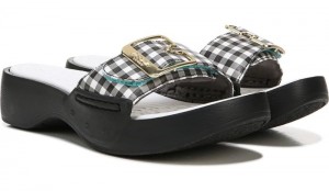 Dr Scholl's Women's Rock On Max Slide Sandal Black Sandals 825-1437