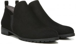Dr Scholl's Women's Rollin Slip On Bootie Black Boots 339-3039