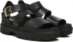 Dr Scholl's Women's Trekkie Sandal Black Sandals 659-8064