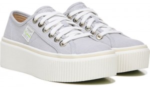 Dr Scholl's Women's Funday Platform Sneaker Blue Sneakers 811-2348