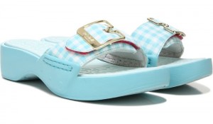 Dr Scholl's Women's Rock On Max Slide Sandal Blue Sandals 348-7478