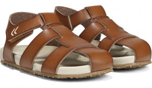 Dr Scholl's Boys Larson Sandal Brown Shoes 597-4169