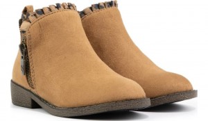 Dr Scholl's Girls Hayzel Bootie Brown Shoes 547-4477