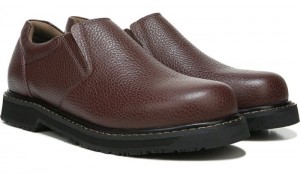 Dr Scholl's Men's Winder Ii Slip Resistant Slip On Brown Shoes 598-9535