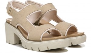Dr Scholl's Women's Almost There Platform Sandal Brown Sandals 553-5937