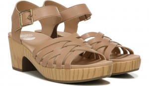 Dr Scholl's Women's First Of All Sandal Brown Sandals 289-1533
