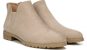 Dr Scholl's Women's Real Cute Slip On Bootie Brown Boots 453-1054