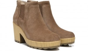 Dr Scholl's Women's Wild About Block Heel Chelsea Boot Brown Boots 907-7477