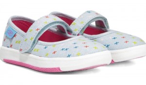 Dr Scholl's Girls Alys Mary Jane Chambray Shoes 145-6687
