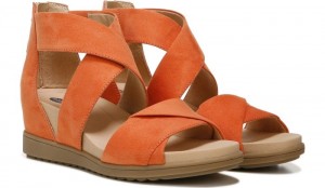 Dr Scholl's Women's Golden Hour Gladiator Sandal Coral Gold Sandals 864-1086