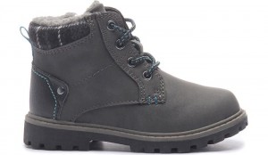 Dr Scholl's Boys Hey Buddy Boot Deep Grey Shoes 759-8859