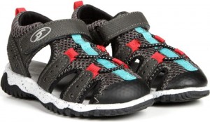 Dr Scholl's Girls Samson Sandal Deep Grey Shoes 409-2206