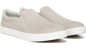 Dr Scholl's Women's Madison Slip On Sneaker Greige Micro Perf Sneakers 075-1631