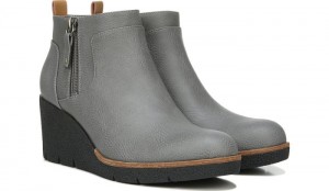 Dr Scholl's Women's Bianca Wedge Bootie Grey Boots 938-6060