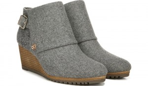 Dr Scholl's Women's Create Wedge Bootie Grey Boots 909-6148
