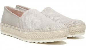 Dr Scholl's Women's Sunray Espadrille Slip On Grey Flat Shoes 006-4274
