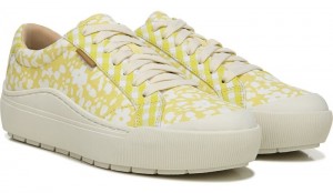 Dr Scholl's Women's Time Off Sneaker Lemon Yellow Sneakers 753-0914