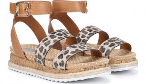 Dr Scholl's Girls Fun In The Sun Sandal Leopard Shoes 229-7457