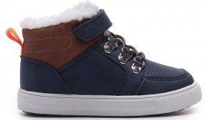 Dr Scholl's Boys Bohdi Sneaker Boot Navy Shoes 087-8970