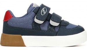 Dr Scholl's Boys Wander Free Sneaker Navy Shoes 723-4800