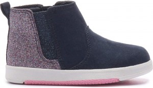 Dr Scholl's Girls Novah Boot Navy Shoes 625-9303