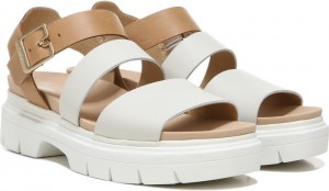 Dr Scholl's Women's Trekkie Sandal Nude Leather Sandals 097-9349