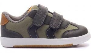 Dr Scholl's Boys Kameron Sneaker Olive Shoes 907-7488
