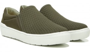 Dr Scholl's Women's Do It Right Lightweight Slip On Sneaker Olive Sneakers 755-5476