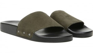 Dr Scholl's Women's Pisces Pool Slide Sandal Olive Sandals 998-8524
