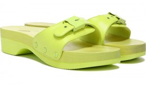 Dr Scholl's Women's Originally Sandal Orange Light Green Sandals 174-8038
