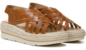 Dr Scholl's Women's Off Site Espadrille Wedge Sandal Orange Sandals 753-4013