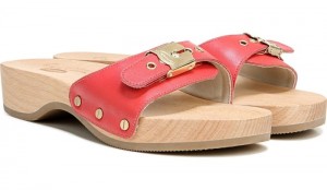 Dr Scholl's Women's Original Sustainable Sandal Red Sandals 554-1510