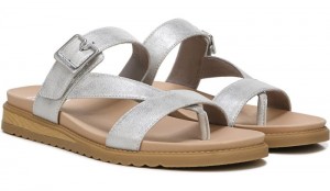 Dr Scholl's Women's Island Dream Sandal Silver Sandals 891-2906