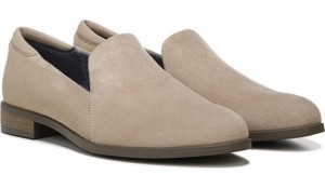 Dr Scholl's Women's Rate Loafer Taupe Flat Shoes 504-8268