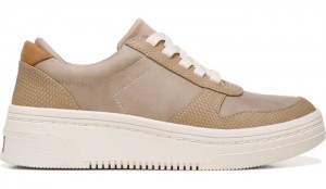 Dr Scholl's Women's Essential Platform Sneaker Toasted Taupe Sneakers 380-0402