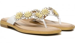 Dr Scholl's Women's Marigold Flip Flop Sandal White Sandals 590-1483