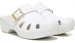 Dr Scholl's Women's Original Clog 365 White Flat Shoes 009-3569