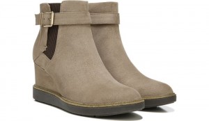 Dr Scholl's Women's Jacinda Wedge Bootie Woodsmoke Fabric Boots 618-5514