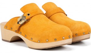 Dr Scholl's Women's Original Clog Yellow Flat Shoes 919-9252